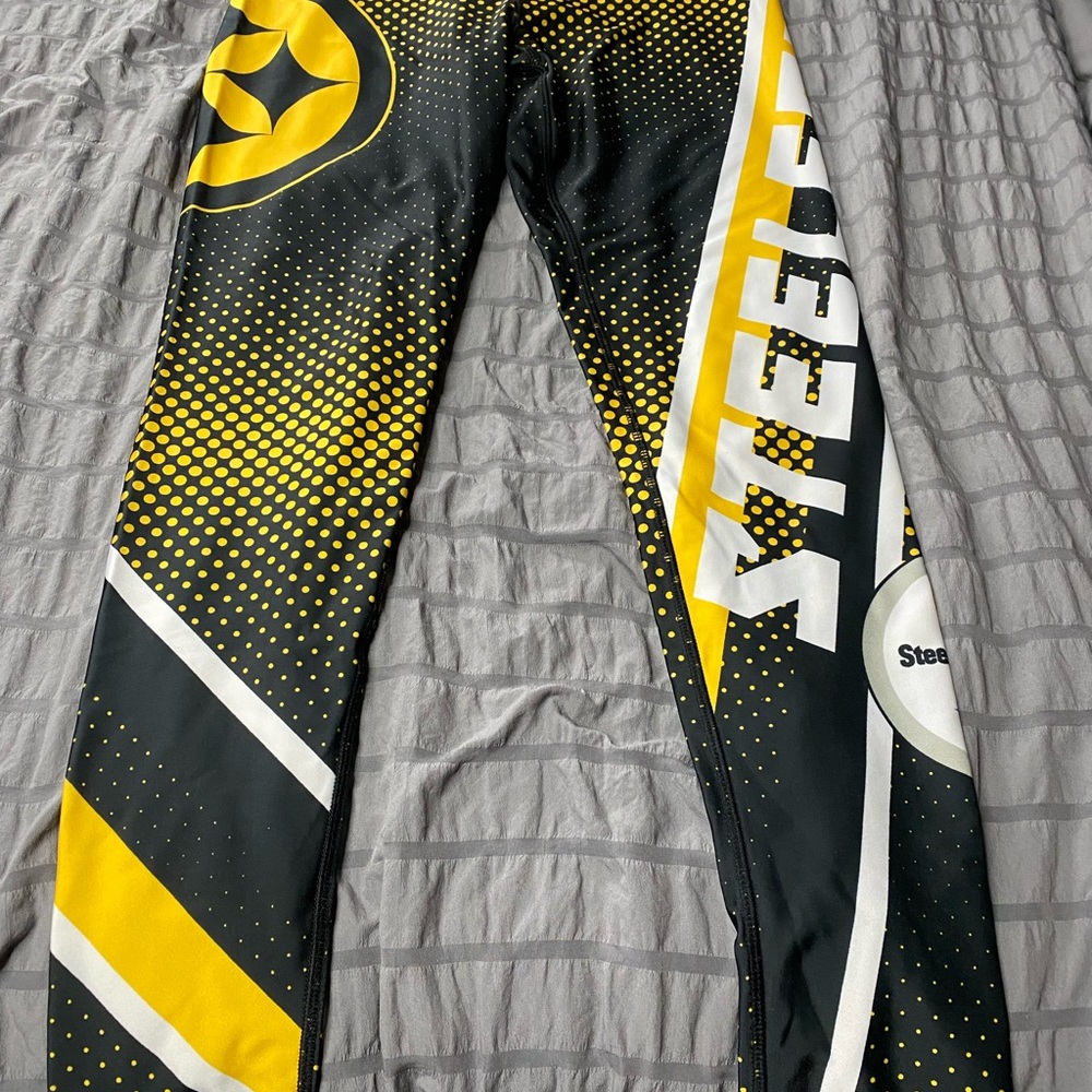 Steelers Black & Yellow Team Leggings